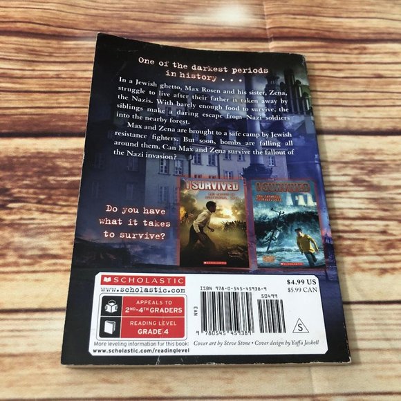 I Survived Books Lot of 3 Shark Attacks, Great Chicago Fire, Nazi Invasion - Picture 7 of 11